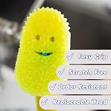 Scrub Daddy Dish Daddy Wash Sponge Yellow 2 Pieces Replacement Heads view 6