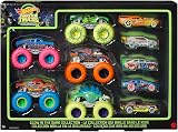Hot Wheels Glow in the Dark Monster Trucks Collection 1:64 Set view 6