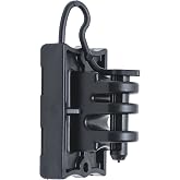Zareba Pin-Lock Wood and T-Post Insulators, 25-Pack, Black | Secure Electrified Wire to Wood, Metal, and T-Posts, Compatible with 9 through 22 Gauge High Tensile Steel or Aluminum Wire