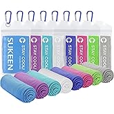 Sukeen Cooling Towel (40"x12"),Ice Towel,Soft Breathable Chilly Towel,Microfiber Towel for Yoga,Sport,Running,Gym,Workout,Camping,Fitness,Workout & More Activities