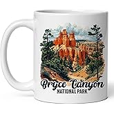Bryce Canyon National Park Utah Ceramic Coffee Mug 11oz Red Rock Formations - Tea Coffee Mug with Comfortable Grip - Unique Travel Gift Cup for Office or Home - Vibrant Long-Lasting Print ID44991
