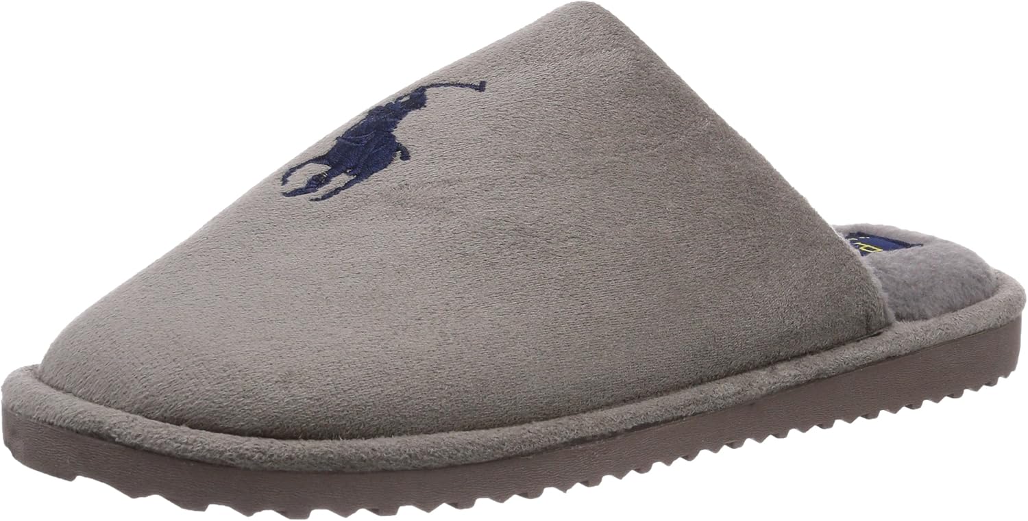 Polo Ralph Lauren Men'S Manor Slide, Mens Slippers, Grey (Grey
