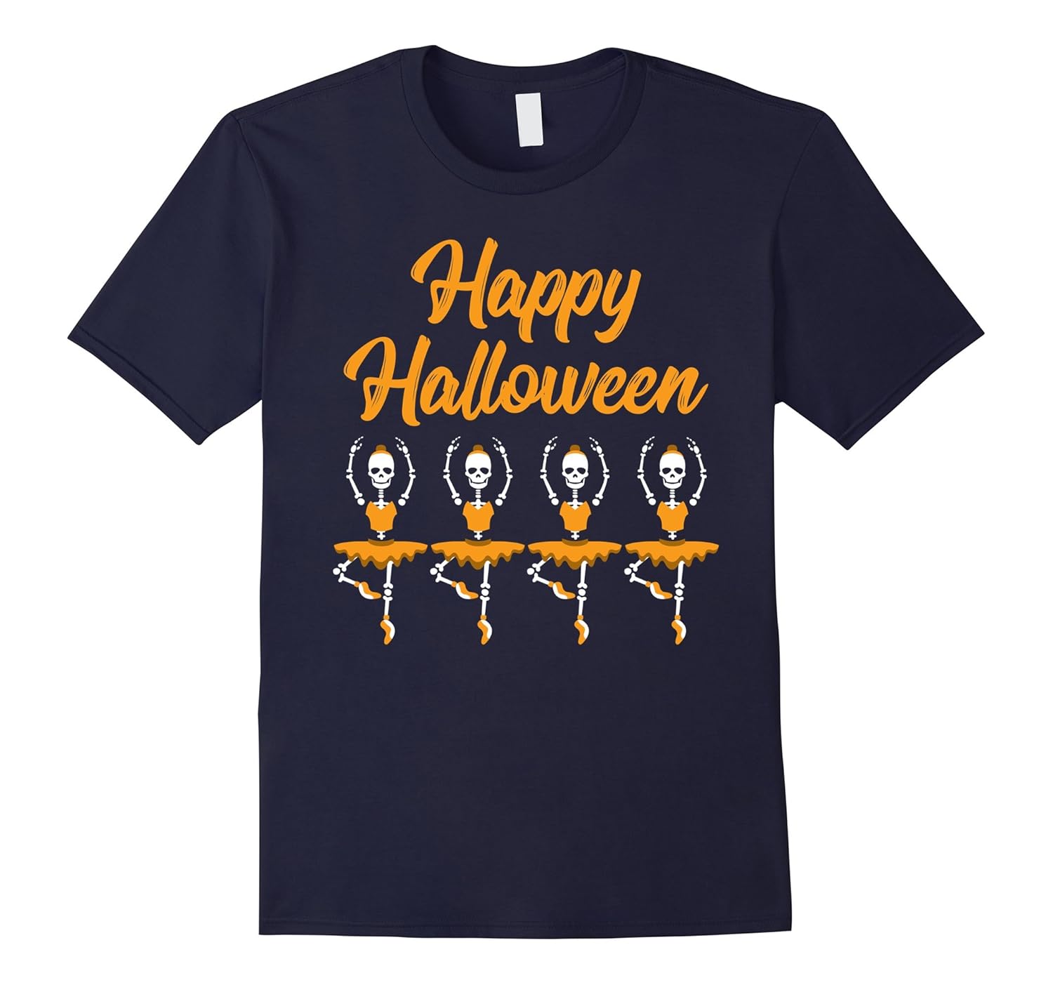 Halloween T-Shirt For Dancers - Dancing Skeleton Ballet Gift-T-Shirt