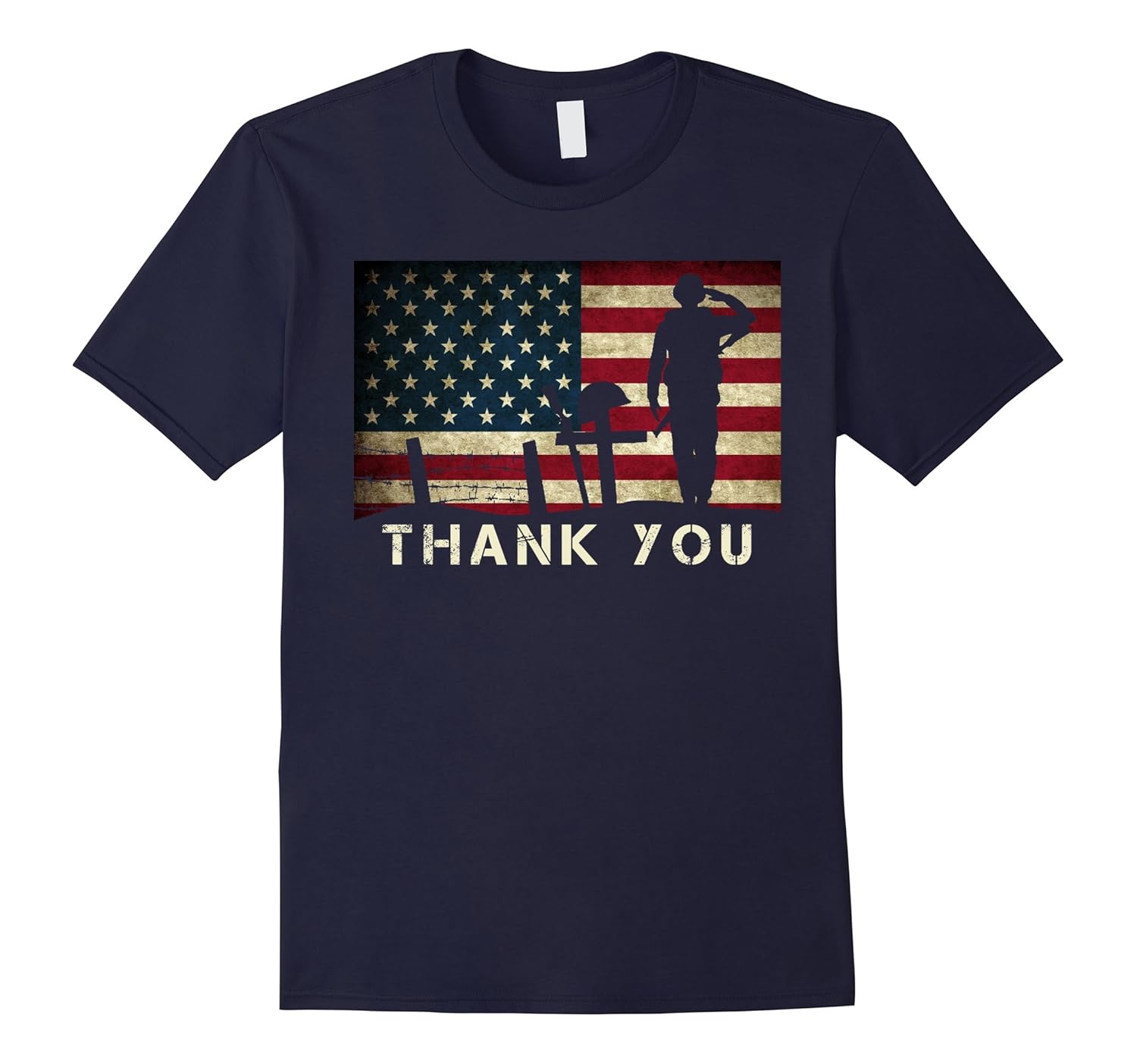 Thank You American Flag Shirt-ANZ