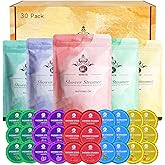 Shower Steamers Aromatherapy, 30-Pack Shower Steamer for Women Men, Shower Bombs with Essential Oils Stress Relief Self Care,