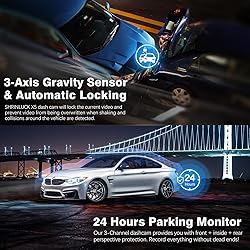Miden 3-Channel Dash Cam