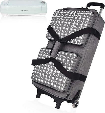 Amazon 折りたたみ式デラックスミシン収納ケース キャスター付き ローリングトロリー キャリーバッグ 兄弟 歌手 ベルニーナ その他ほとんどの機械用 旅行用トートオーガナイザー アクセサリー用 グレー Toksks ミシン用付属品 アクセサリ 通販