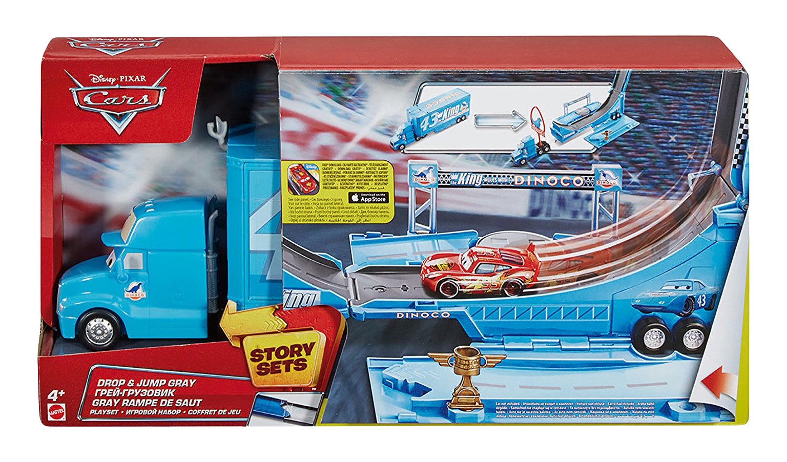 Disney/Pixar Cars Drop and Jump Gray Playset Free Shipping eBay