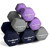 Fitness Republic Neoprene Workout Dumbbells 3 Pairs