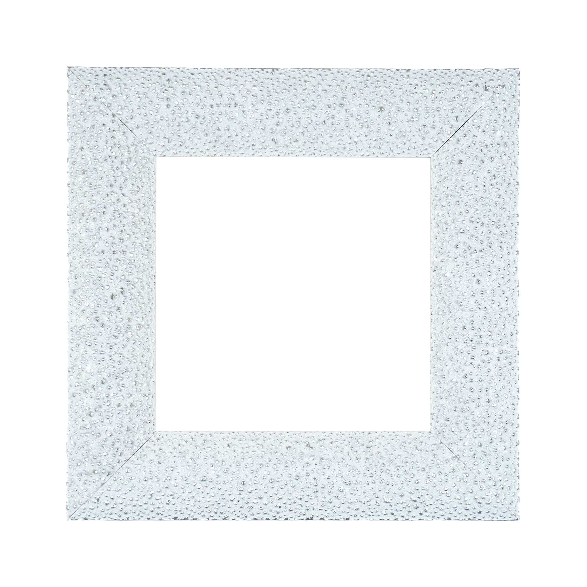 ElekTek Decorative Switch Surround Frame Cover Finger Plate Milano Sparkle White Sparkle — image 1