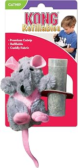 KONG Refillable Catnip Rat Cat Toy view 2