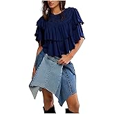 Free People Womens Rose Party Tee