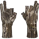 North Mountain Gear Camouflage Hunting Gloves for Men - Fingerless - Lightweight Glove Liner