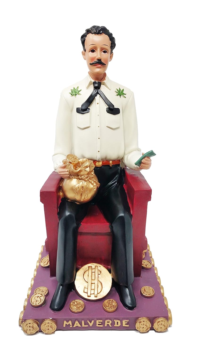 12 Inch Statue Jesus Malverde Sinaloa Religious Figurine Mexico Estatua