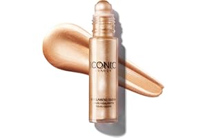 ICONIC LONDON Rollaway Glow | Liquid Highlighter for a Radiant Glow, Cruelty-Free, Vegan Makeup