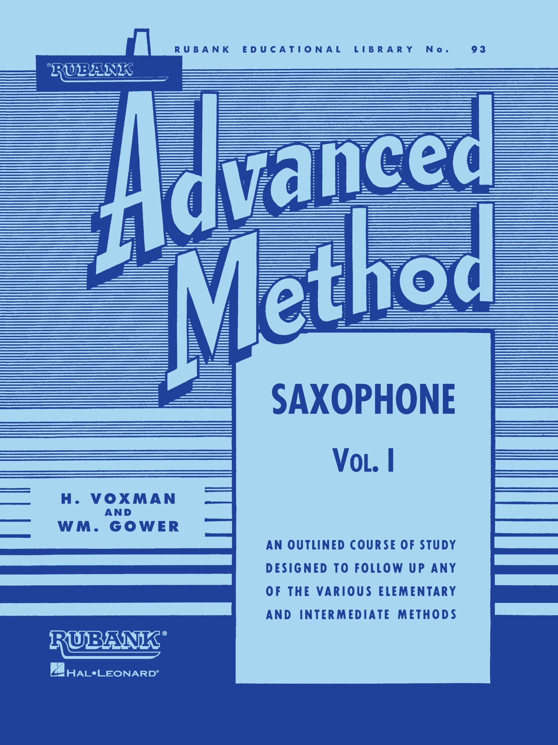 Rubank Advanced Method - Saxophone Vol. 1.: 93 (Rubank Educational Library)