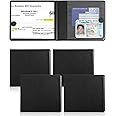 UBOG Car Registration and Insurance Holder, 2-Compartment, Black, PVC, Unisex, Premium, Essential, Car Organizer