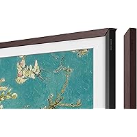 SAMSUNG 50-inch The Frame Customizable Bezel Modern Brown (VG-SCFA50BWBZA) [Canada Version] (2021-2025 Compatible)