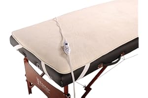 Master Massage Sherpa Velvet Fleece Heating Pad & Blanket – Electric Warming Pad for Spa, Massage Tables, and Beauty Beds