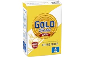 Gold Medal Premium Quality Bread Flour for Baking, 5 lb