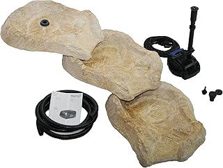 Wasserkaskaden Komplettanlage Eder Komplettanlage, Beige/Braun, a` 53 x 40 x 8 cm/ 50l/7-teilig