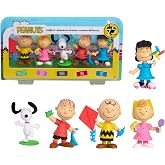 PEANUTS 75th Anniversary Collectible Figure 5-Piece Set | Snoopy, Charlie Brown, Lucy, Linus &amp; Sally Toys, Figures, Kids &amp; Adult Collectors, Ages 3 and Up