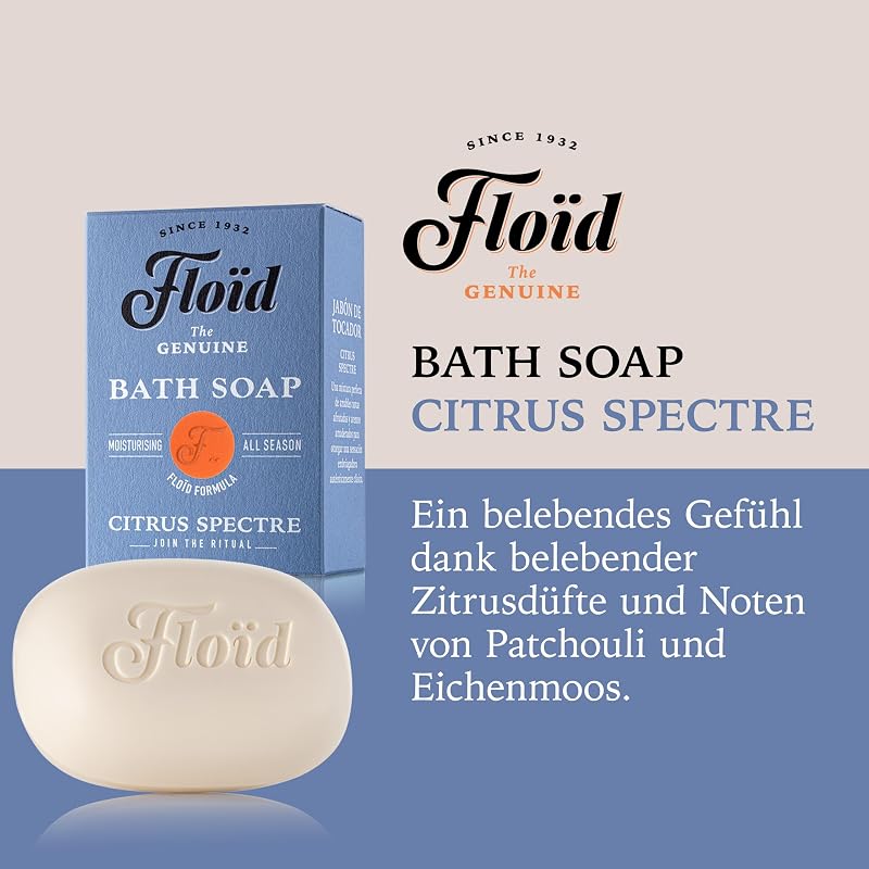 Citrus Spectre Bath Soap, Bade- & Duschseife, 100% Pflanzlich