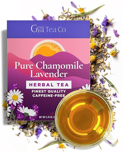 GYA TEA CO PURE CHAMOMILE LAVENDER HERBAL LOOSE...