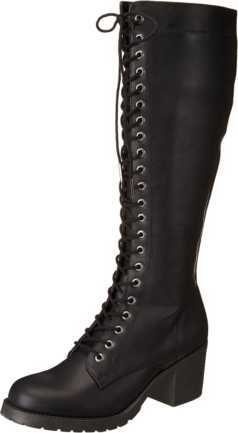 madden girl lace up boots