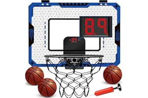 GMAOPHY Mini Basketball Hoop with Scoreboard, 3 Balls - Birthday Gift for Boys Age 6-10
