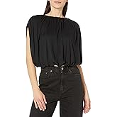 Velvet by Graham & Spencer Women's Carmen Draped Short Sleeve T Shirt