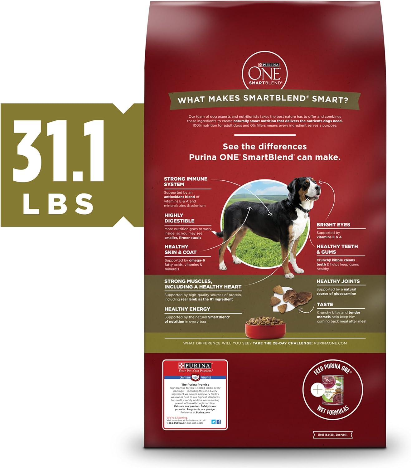 purina one lamb and rice 31.1 lbs