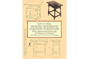 Making Authentic Country Furniture: With Measured Drawings of Museum Classics (Dover Crafts: Woodworking)