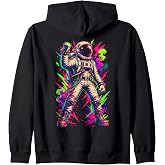 Astronaut Suit - Sci - Fi Art Zip Hoodie