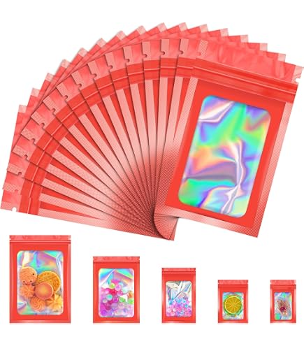 YOTOZU 100-Pack Resealable Ziplock Food Storage Bag