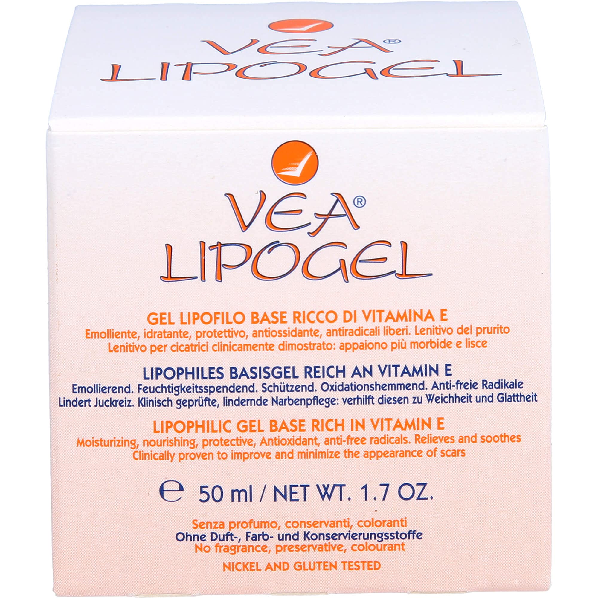 Vea Lipogel Lipophilic base vitamin E , 50ML