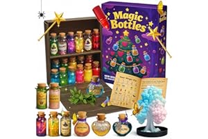 Kit de potion de fée unique – Ensemble magique 2 en 1 (arbre et cristal) pour filles de 6 à 12 ans, kit de fabrication de pot