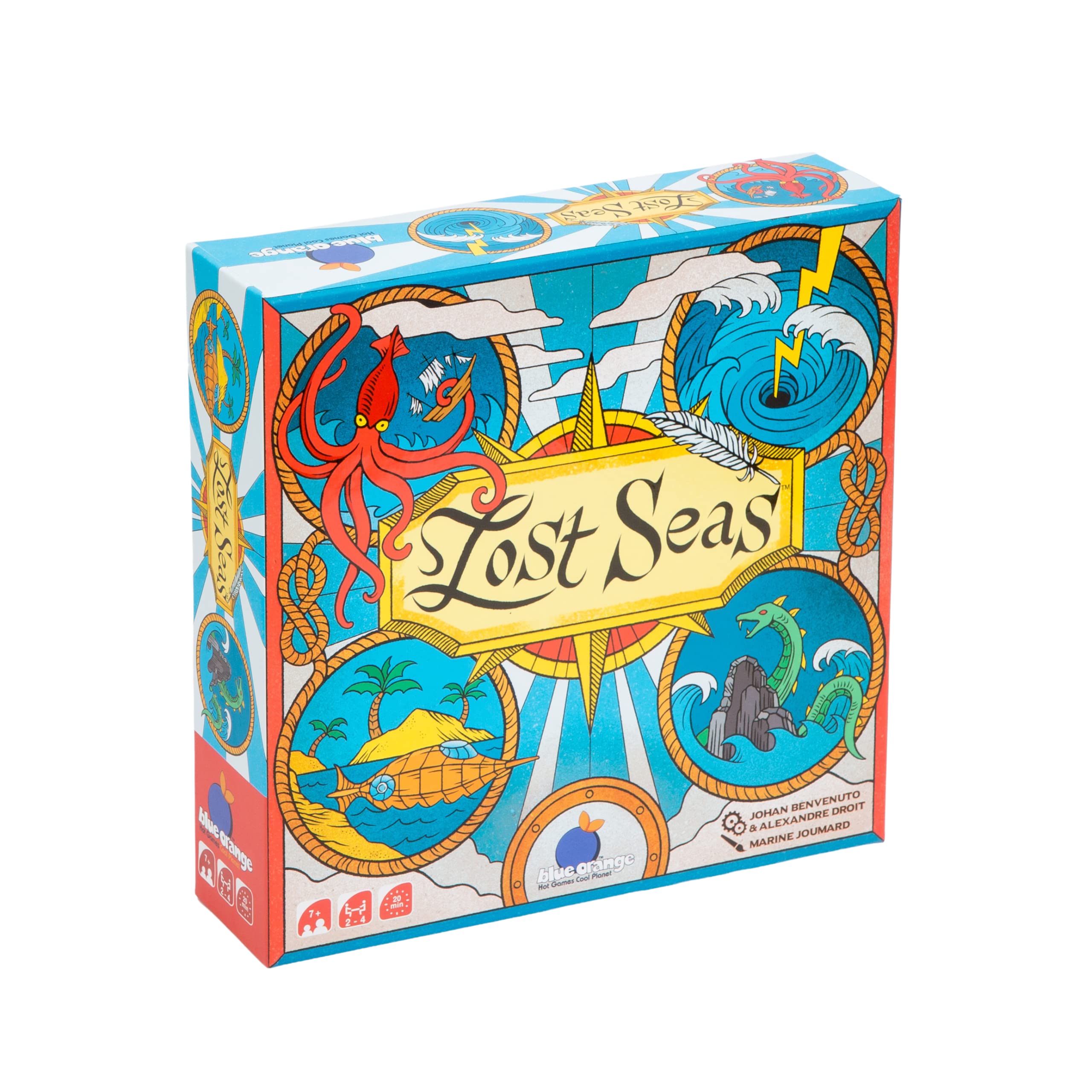 Blue Orange | Lost Seas | Board Game | Ages 7+ | 2-4 Players | 20 Minutes Playing Time