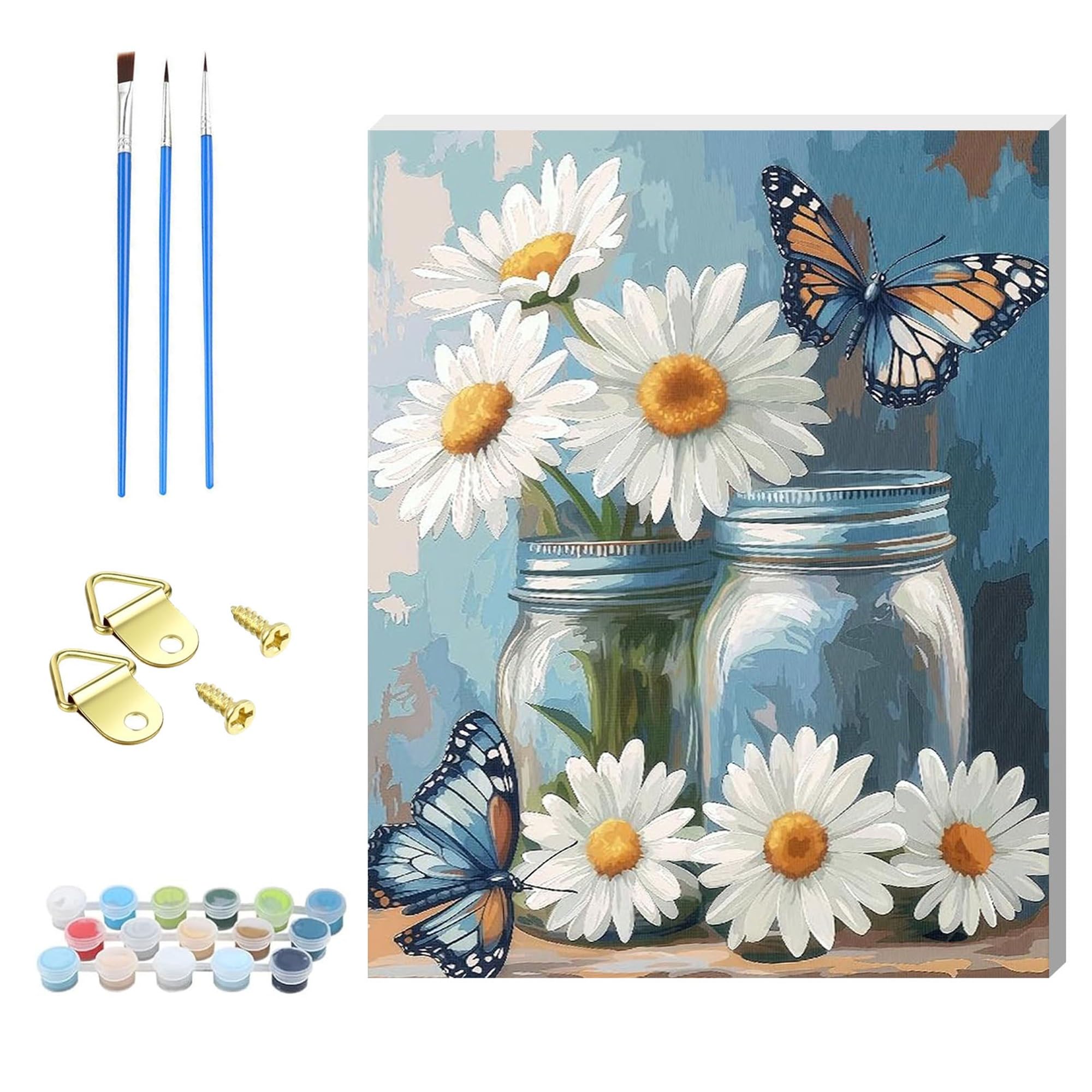 ZHOSOHO DIY Paint by Numbers for Adults,Wooden Framed Painting by Number Kits on Canvas,Acrylic Color by Numbers for Adult Beginner,Gifts Decor for Home Wall Room (Dream)