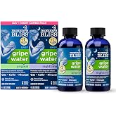 Mommy's Bliss Gripe Water Day &amp; Night Combo, 1 Month+, 4 Fl Oz (Pack of 2) | Safe and trusted herbal formula supports gentle digestive comfort during occasional gas, fussiness, and hiccups* Value Pack