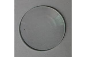 New Flat Watch Glass Crystal Diameter 34 mm Thick 1.5mm