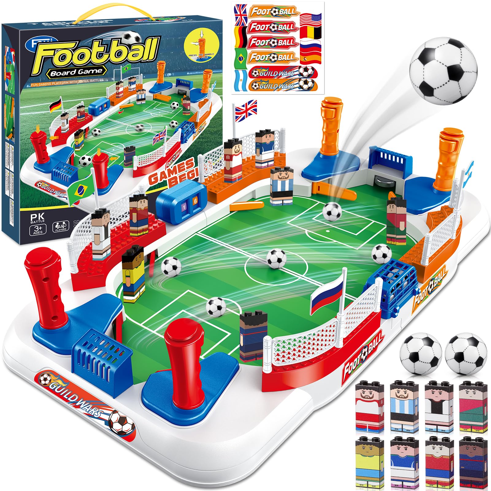 Photo 1 of Soccer Board Game for Kids: Mini Foosball Table Game with Figures- Interactive Soccer Gifts Toys for 3 4 5 6 7 8-12 Year Old Boys Indoor Family Party,Perfect Christmas Birthday Gifts for Kids Age 4-10