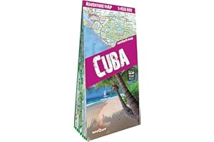 Cuba 1:650 000 - Carte grand format laminée TQ - Anglais