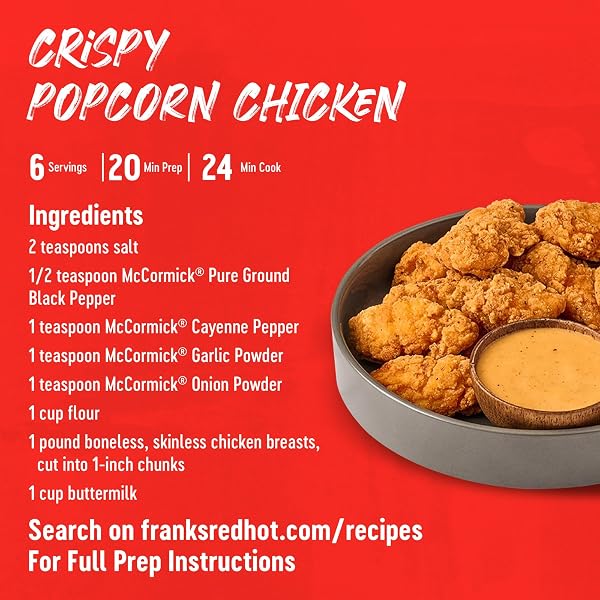 FRANK’S REDHOT DIPPING SAUCE, SECRET CHICKEN, CREAMY, TANGY, SMOKY FLAVOR, NO MESS, FOR CHICKEN TENDERS, FRENCH FRIES, SANDWICH SPREAD, AND MORE, 12 FL OZ