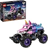 LEGO Technic Monster Jam Sparkle Smash Pull-Back Truck Toy for Boys & Girls - Monster Truck Building Toy W/Pull-Back Racing A