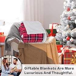 Inhand Pink Sherpa Throw Blanket Reversible Cozy