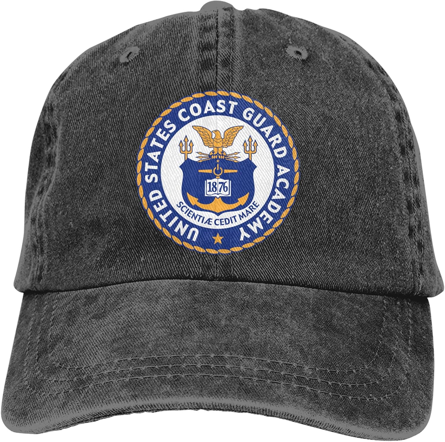 United States Coast Guard Academy Baseball Cap Adult Cap Denim Dad Hat