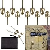 BOOSTEADY 10Pcs Tactical Gear Clip Molle Web Dominators for Outdoor Hydration Tube Backpack Straps Management