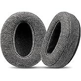 Jomwag Skin-Friendly Cotton Replacement Earpads for Sony WH-CH700N/ch710n/ZX770BN ZX780DC/ch720n, Skin-Friendly Cotton Ear Pads Cushions with High-Density Noise Isolation Foam, Keep Warm (Dark Gray)