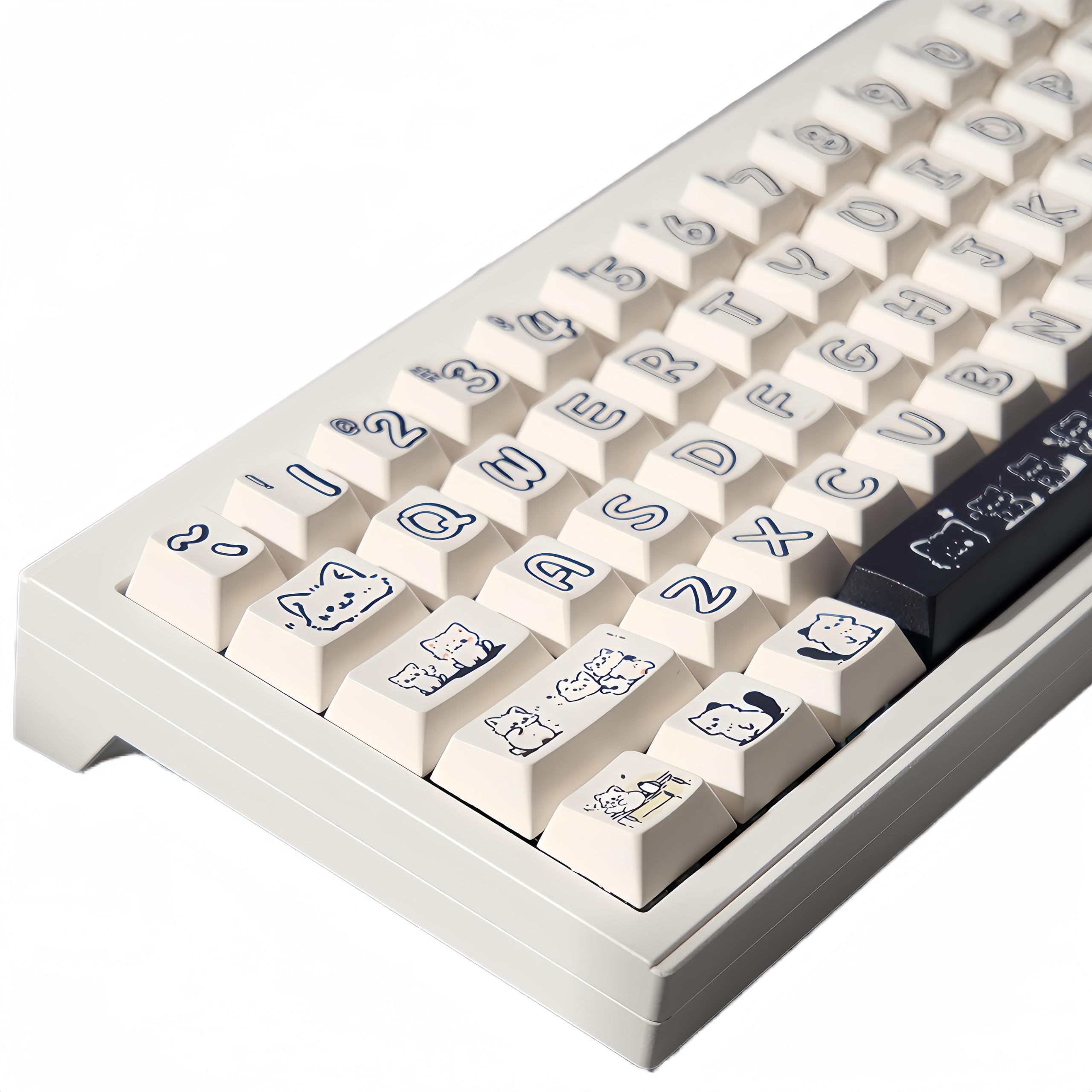 Mua PBT Keycaps Graffiti Cat Keycaps 148 Keys DYE-Sub Custom Keycaps ...
